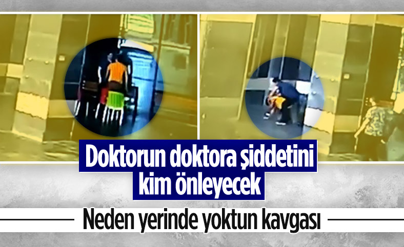Şanlıurfa'da doktor ve başhekim yardımcısı yumruk yumruğa kavga etti