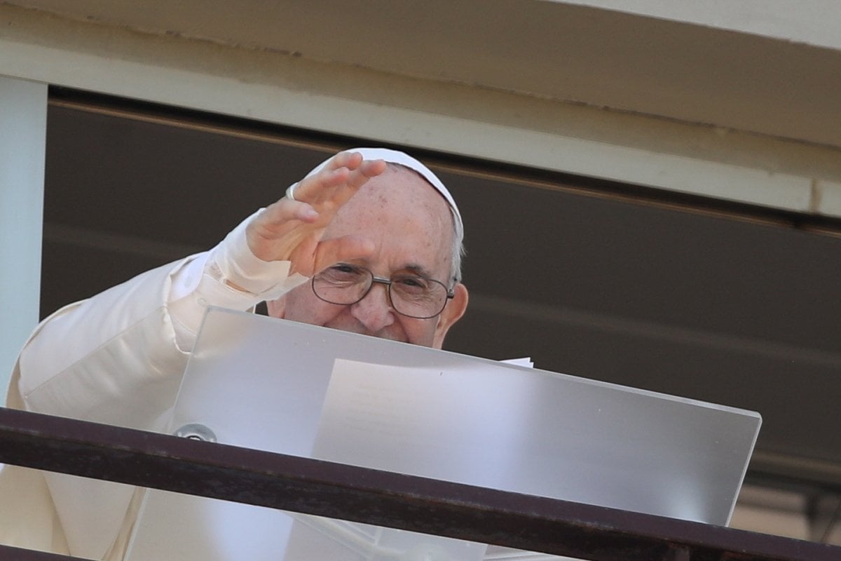 Pope Francis makes his first appearance after surgery #3