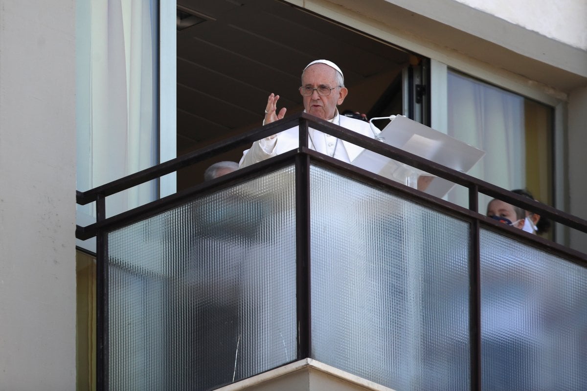 Pope Francis makes his first appearance after surgery #2
