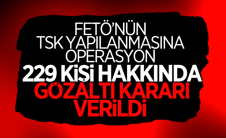 İzmir merkezli 47 ilde FETÖ operasyonu