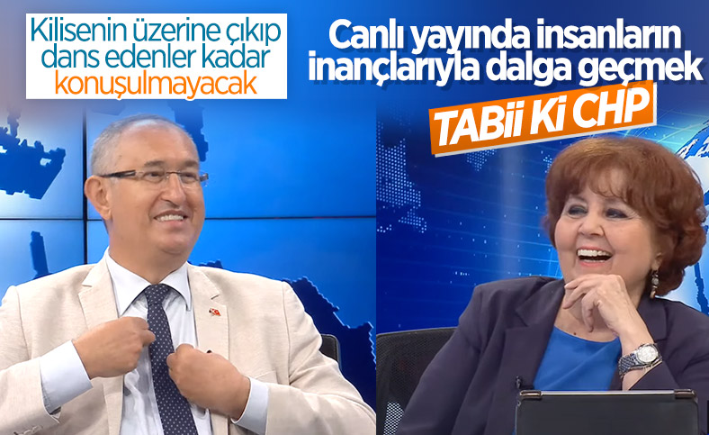 CHP'li Atila Serter Halk TV'de Müslümanların inançlarıyla dalga geçti