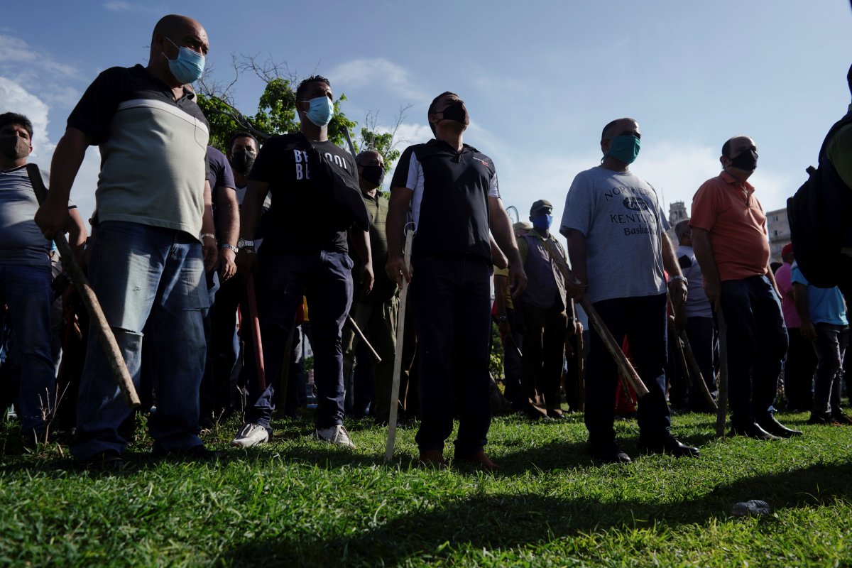 People protesting the government in Cuba were detained #6