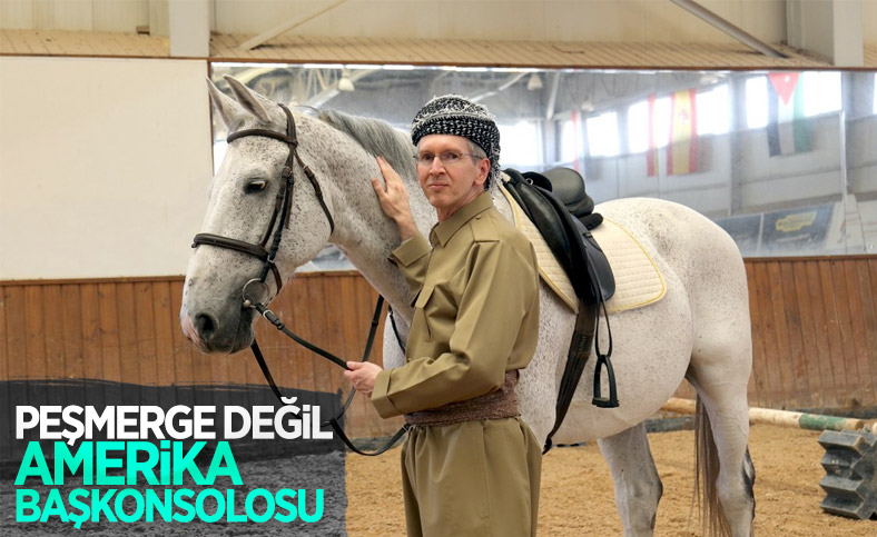 ABD'li Başkonsolos Rob Waller, Erbil'e Peşmerge kıyafetiyle veda etti