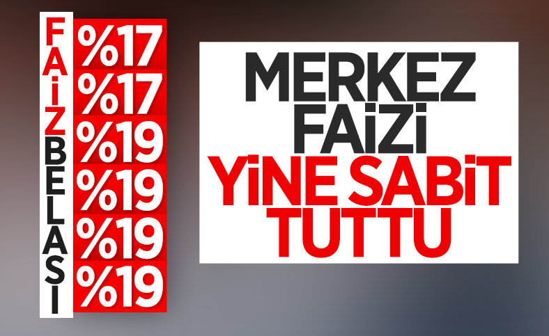 Merkez Bankası politika faizini sabit bıraktı