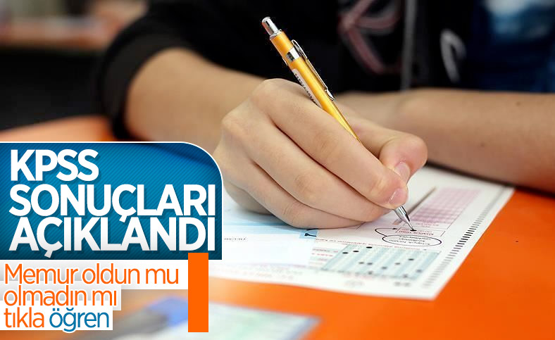 KPSS sonuçları açıklandı