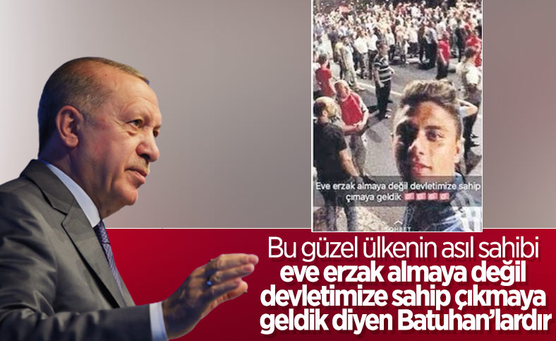 Cumhurbaşkanı Erdoğan, 15 Temmuz şehitlerini andı