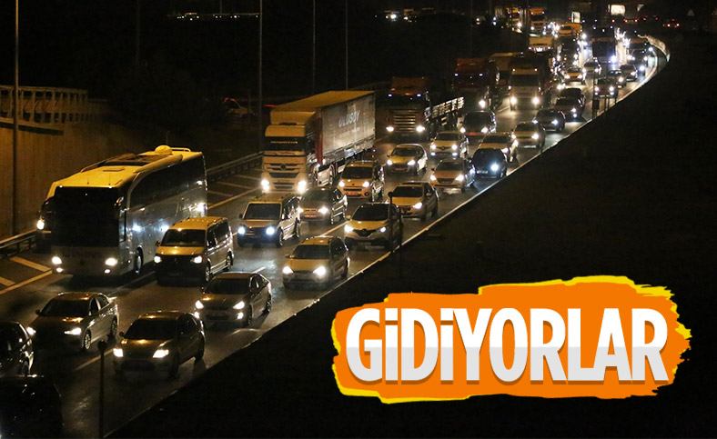 İstanbullular bayram tatili için yola çıktı