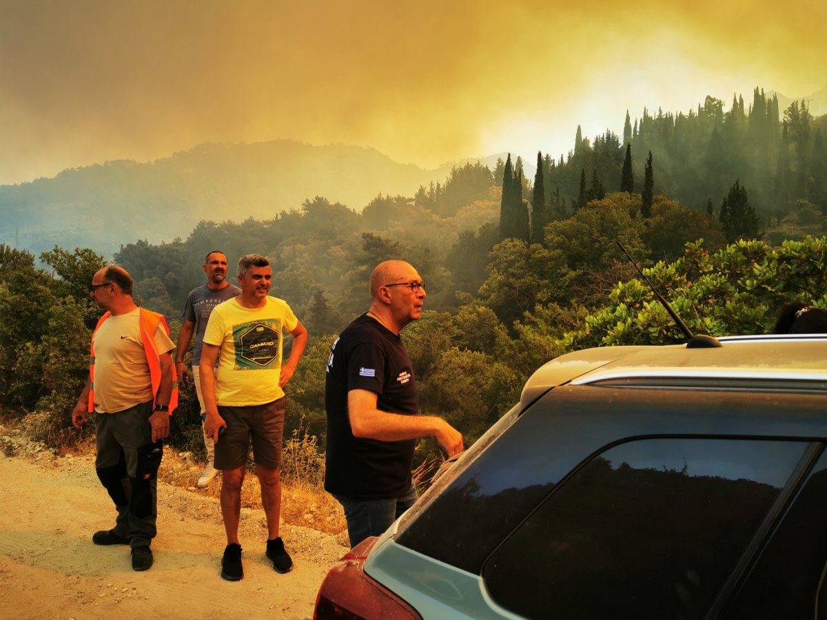 Fire on the Greek island of Samos #7