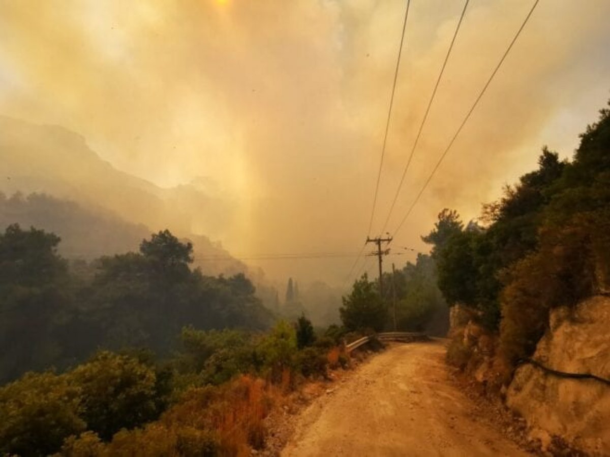 Fire on the Greek island of Samos #3
