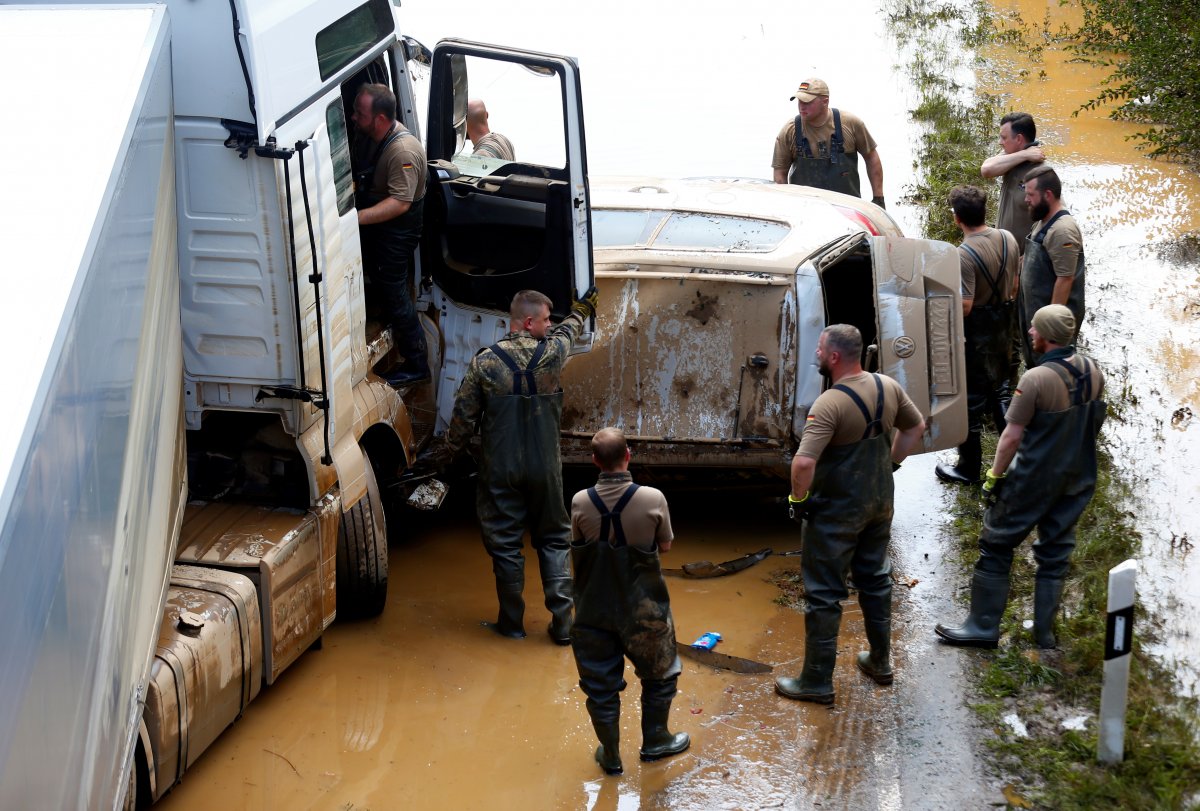 Post-flood mud removal in Europe #7