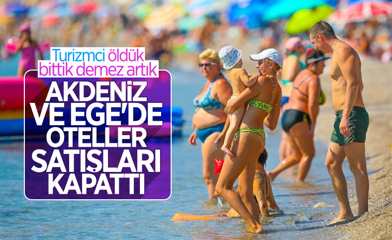 Antalya'da oteller, bayram öncesinde doldu