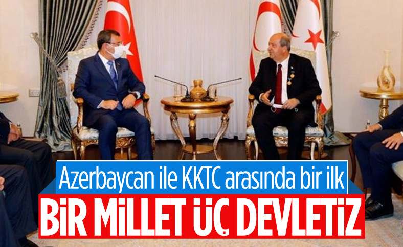 Azerbaycan Milli Meclisi'nden bir heyet ilk kez KKTC'de