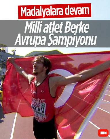 Milli atlet Berke Akçam, Avrupa şampiyonu oldu