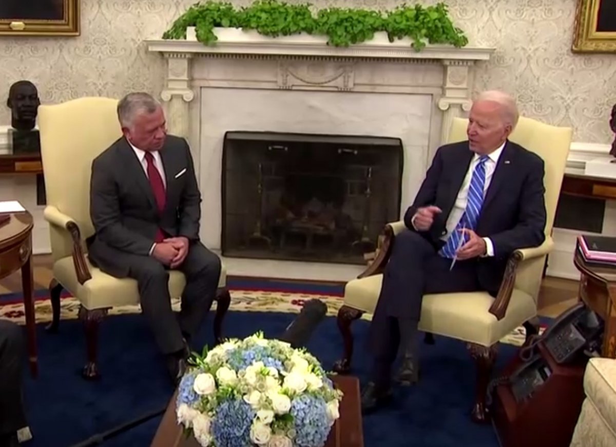 Joe Biden met with King Abdullah II of Jordan at the White House #2