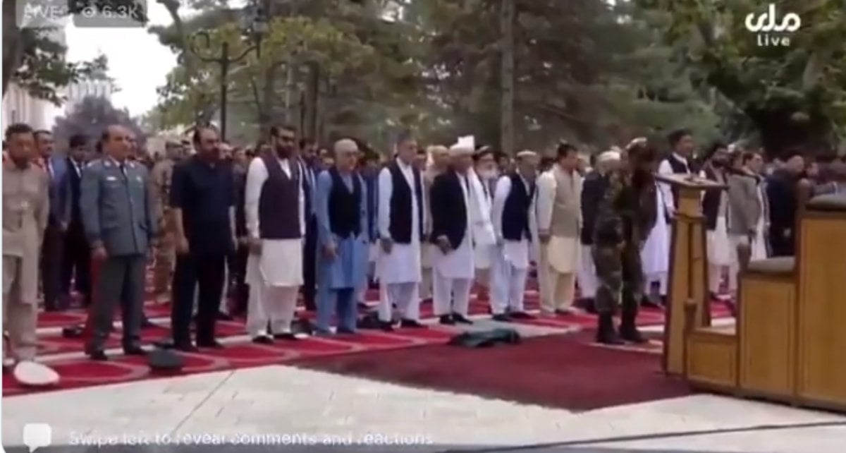During the Eid prayer in Afghanistan, rockets were fired near the palace #2