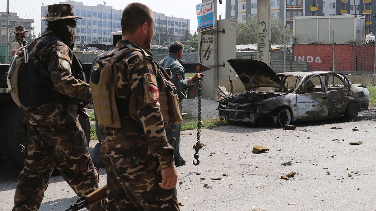 During the Eid prayer in Afghanistan, rockets were fired near the palace #3