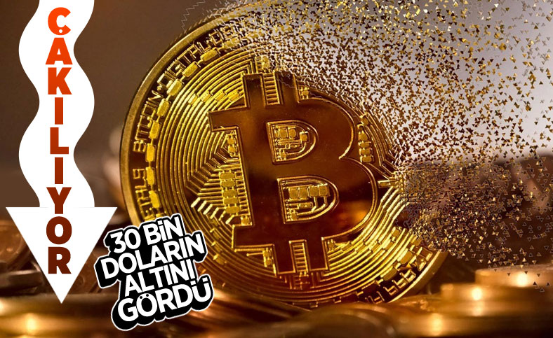 Bitcoin, 30 bin doların altını gördü