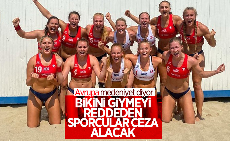 Bikini yerine şort giyen Norveç Kadın Hentbol Takımı ceza alacak