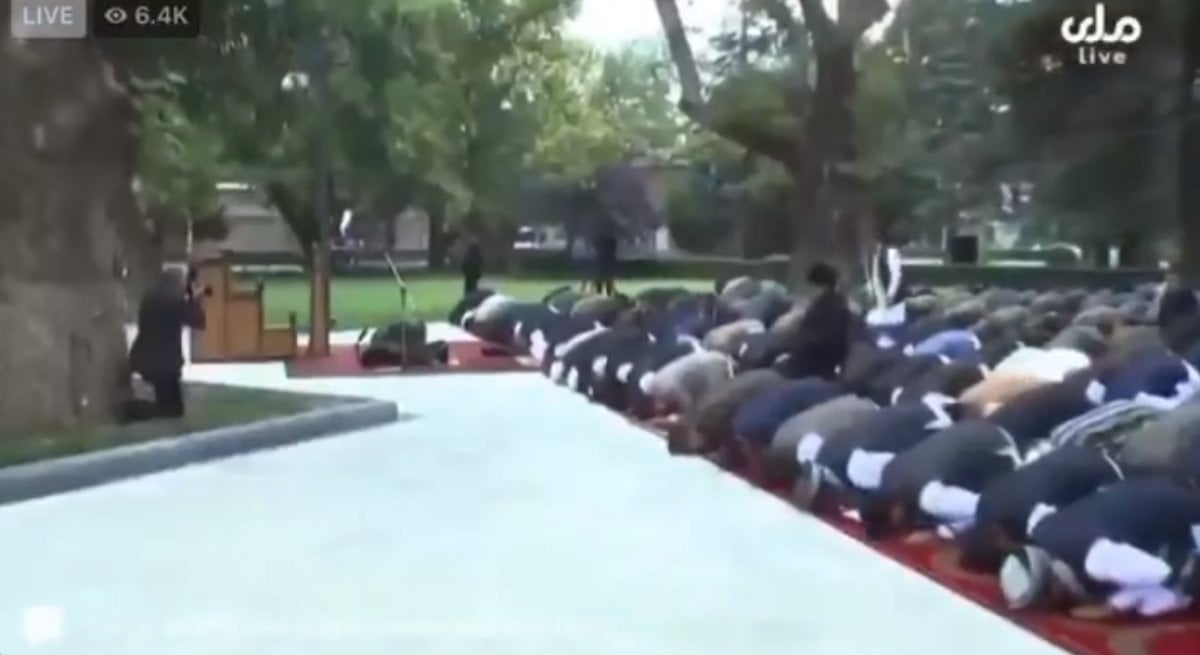 During the Eid prayers in Afghanistan, rockets were fired near the palace #4
