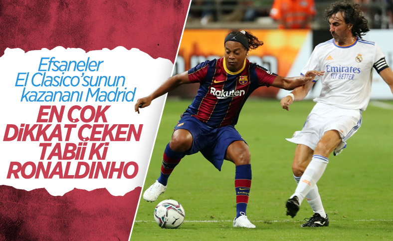 Efsaneler El Clasico'sunu kazanan Real Madrid