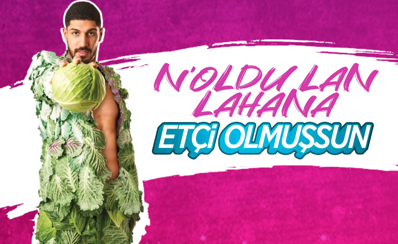 Vegan dergisine röportaj veren FETÖ'cü Enes Kanter, kavurma pişirdi