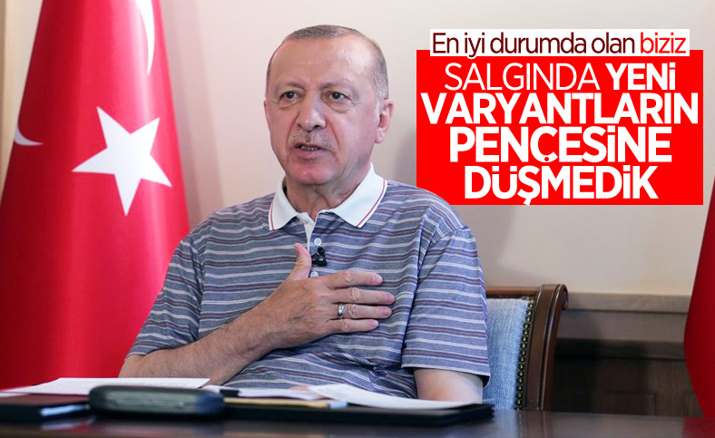 Cumhurbaşkanı Erdoğan, AK Parti teşkilatları ile bayramlaşma programına katıldı