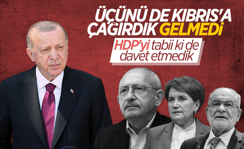 Cumhurbaşkanı Erdoğan, KKTC ziyareti sonunda basın açıklaması yaptı
