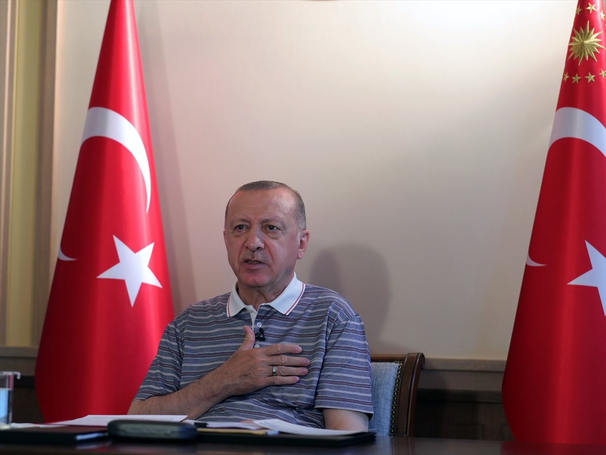 Cumhurbaşkanı Erdoğan, AK Parti teşkilatları ile bayramlaşma programına katıldı #1