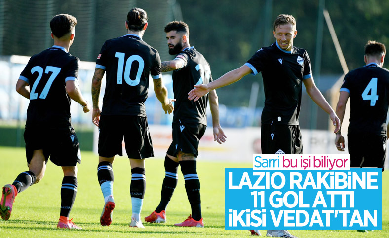 Lazio, hazırlık maçında rakibine 11 gol attı