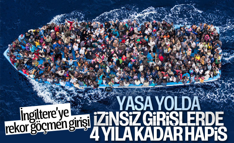 İngiltere'ye bir günde rekor göçmen girişi