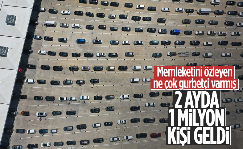 Gurbetçiler memleket yolunda: Geçen yıla oranla gelenlerin sayısı 3 kat arttı