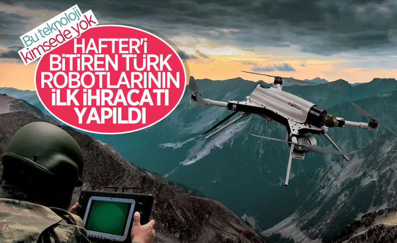 Yerli silahlı İHA Kargu'nun ilk ihracatı yapıldı