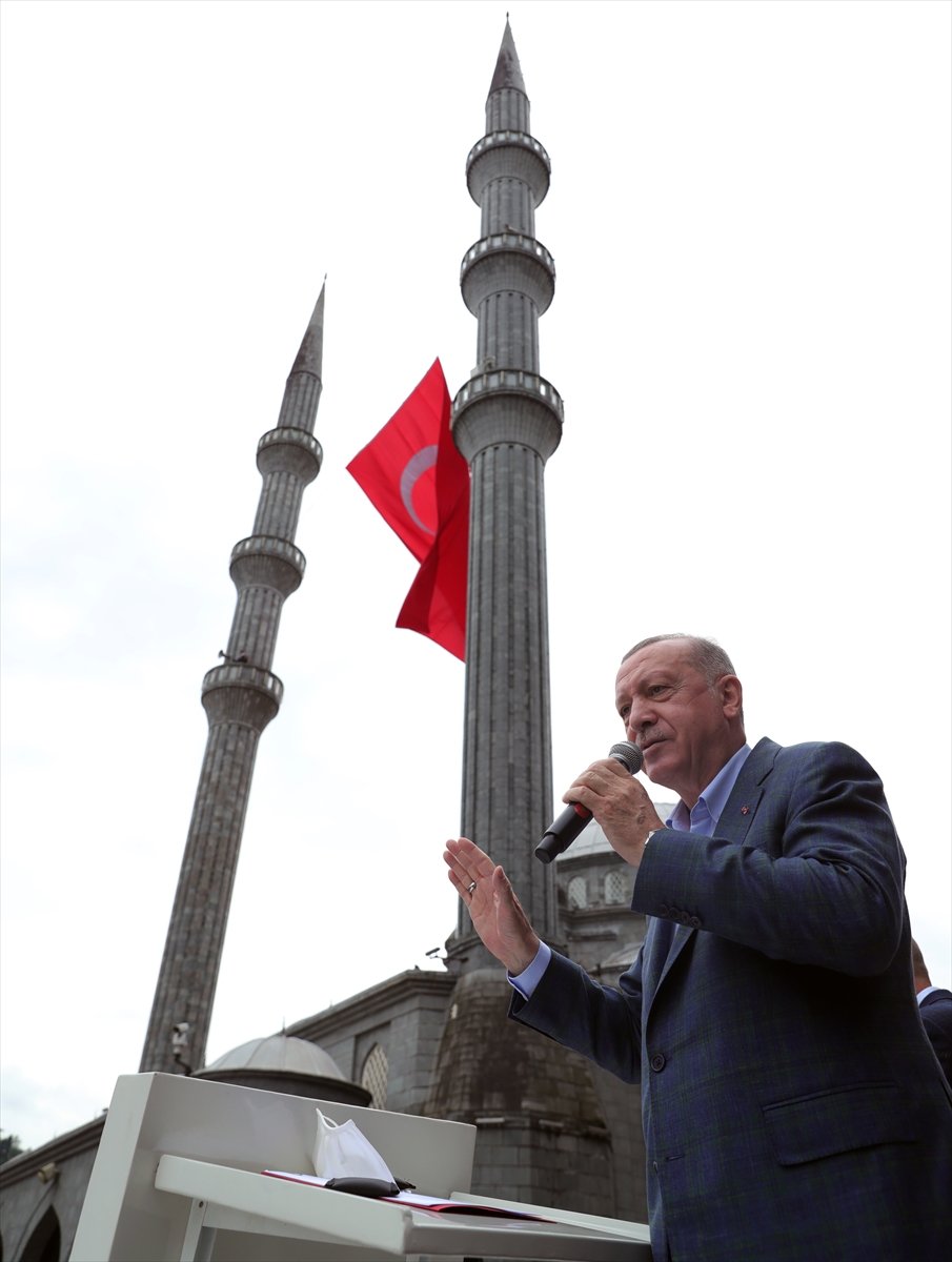 Cumhurbaşkanı Erdoğan Rize de: 3-4 katı geçmeyecek konutlar inşa edeceğiz #3