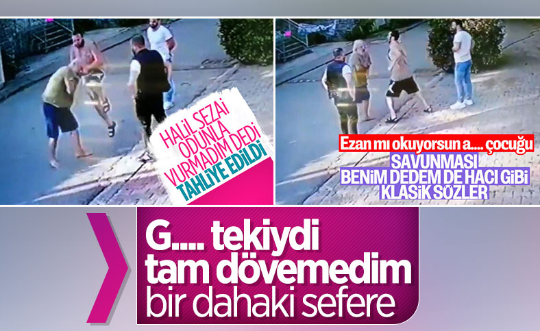Halil Sezai şiddeti savundu: Kafam güzeldi tam dövemedim