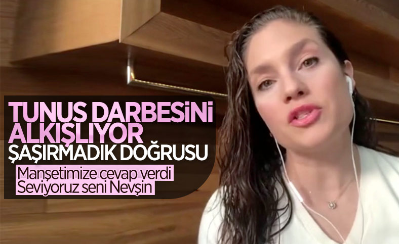 Nevşin Mengü'den Tunus'taki darbeyle ilgili tartışılan tweet