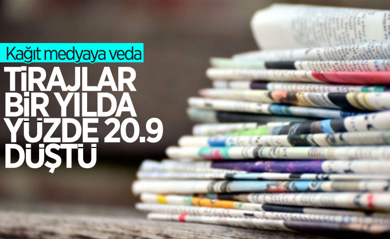 Gazete ve dergi sayısı geçen yıl yüzde 13,5 azaldı