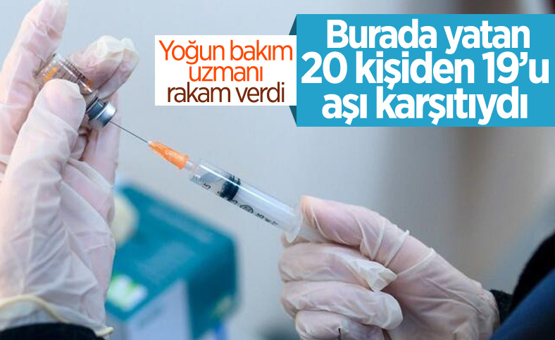 Yoğun bakımdaki korona hastalarının çoğu aşısız