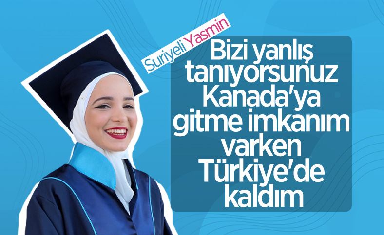Suriyeli Yasmin Nayal, Türkiye'de üniversiteyi birincilikle bitirdi