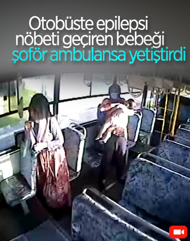 Zonguldak’ta otobüste nöbet geçiren bebek ambulansa yetiştirildi