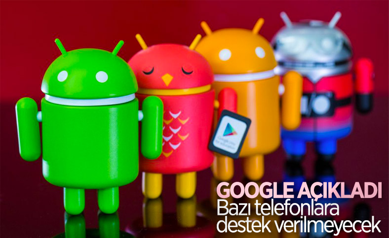 Google, Android 2.3.7 ve altına olan desteğini sonlandırıyor