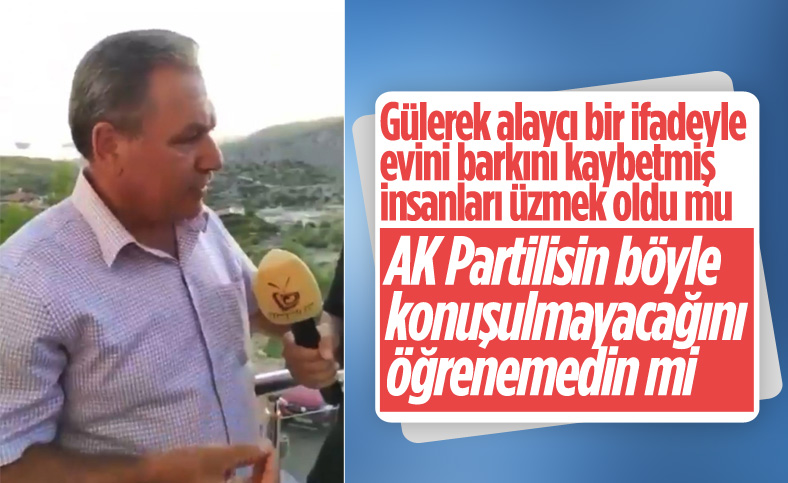 AK Partili Gündoğmuş Belediye Başkanı'ndan yangın mağdurları hakkında tepki çeken sözler