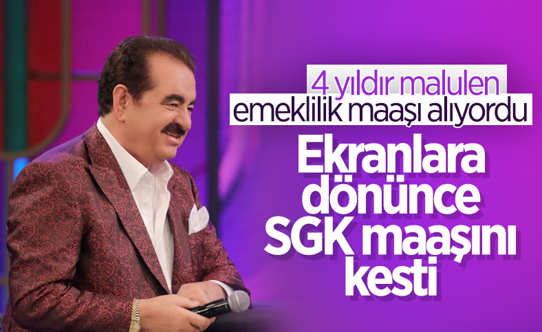İbrahim Tatlıses'in maaşı kesildi