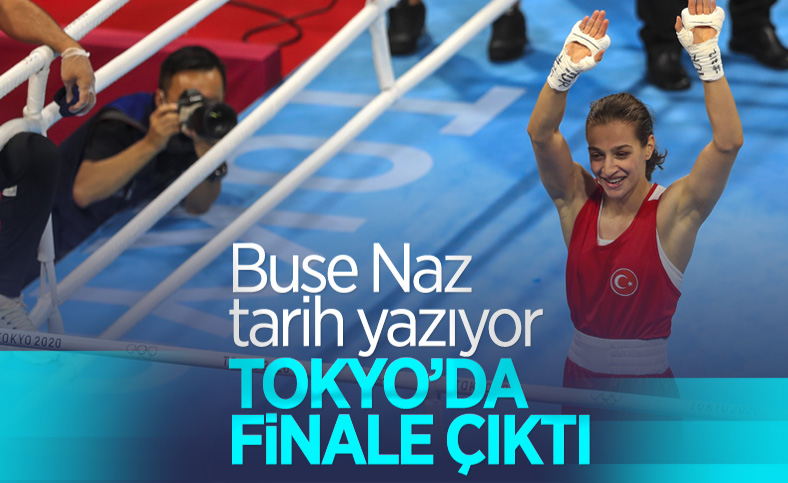 Milli boksör Buse Naz Çakıroğlu Tokyo'da finalde