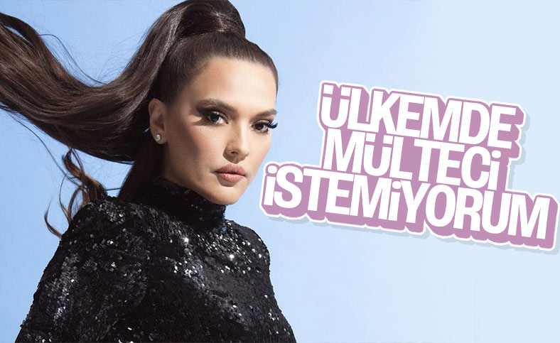 Demet Akalın'ın mültecilere yönelik paylaşımı