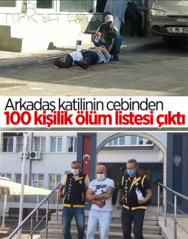 Bursa’da arkadaşını öldürdü, cebinden ölüm listesi çıktı 