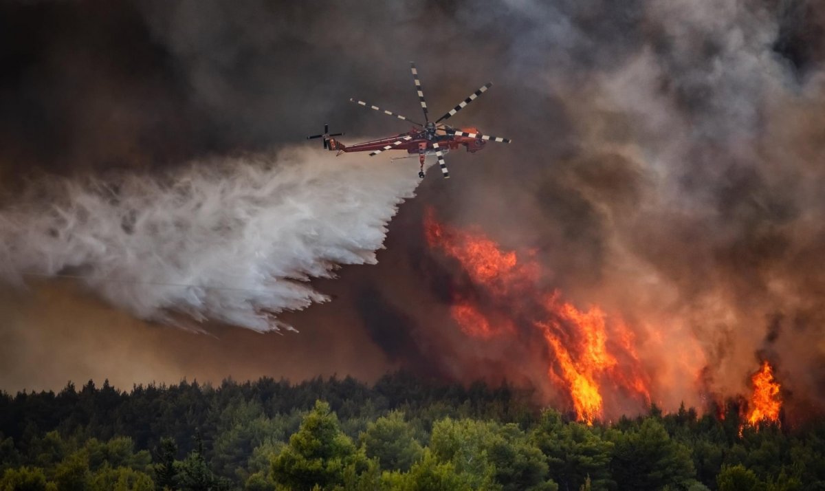 New forest fires added in Greece #3