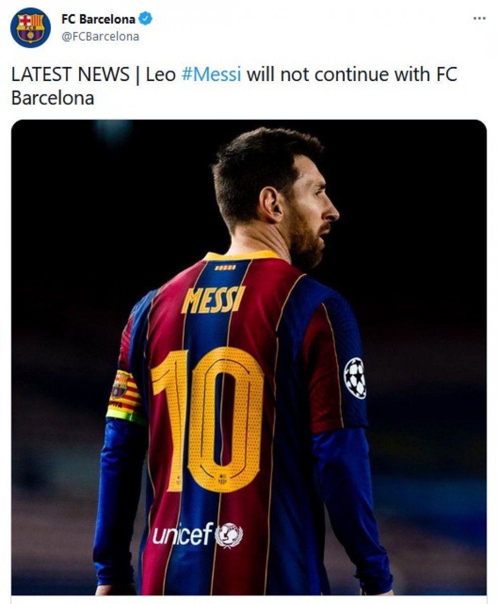 Barcelona Messi ile yollarını ayırdı #2