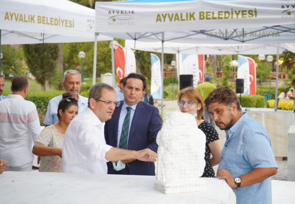 CHP li Ayvalık Belediyesi den heykel sempozyumu #2