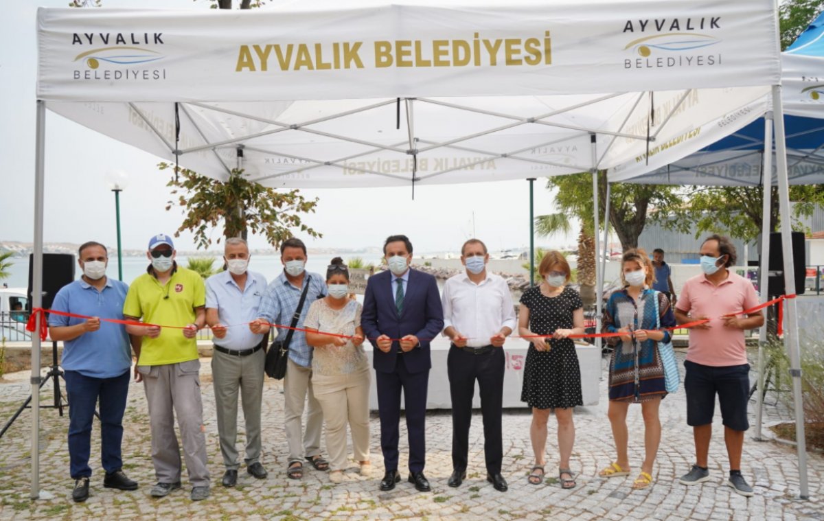 CHP li Ayvalık Belediyesi den heykel sempozyumu #1