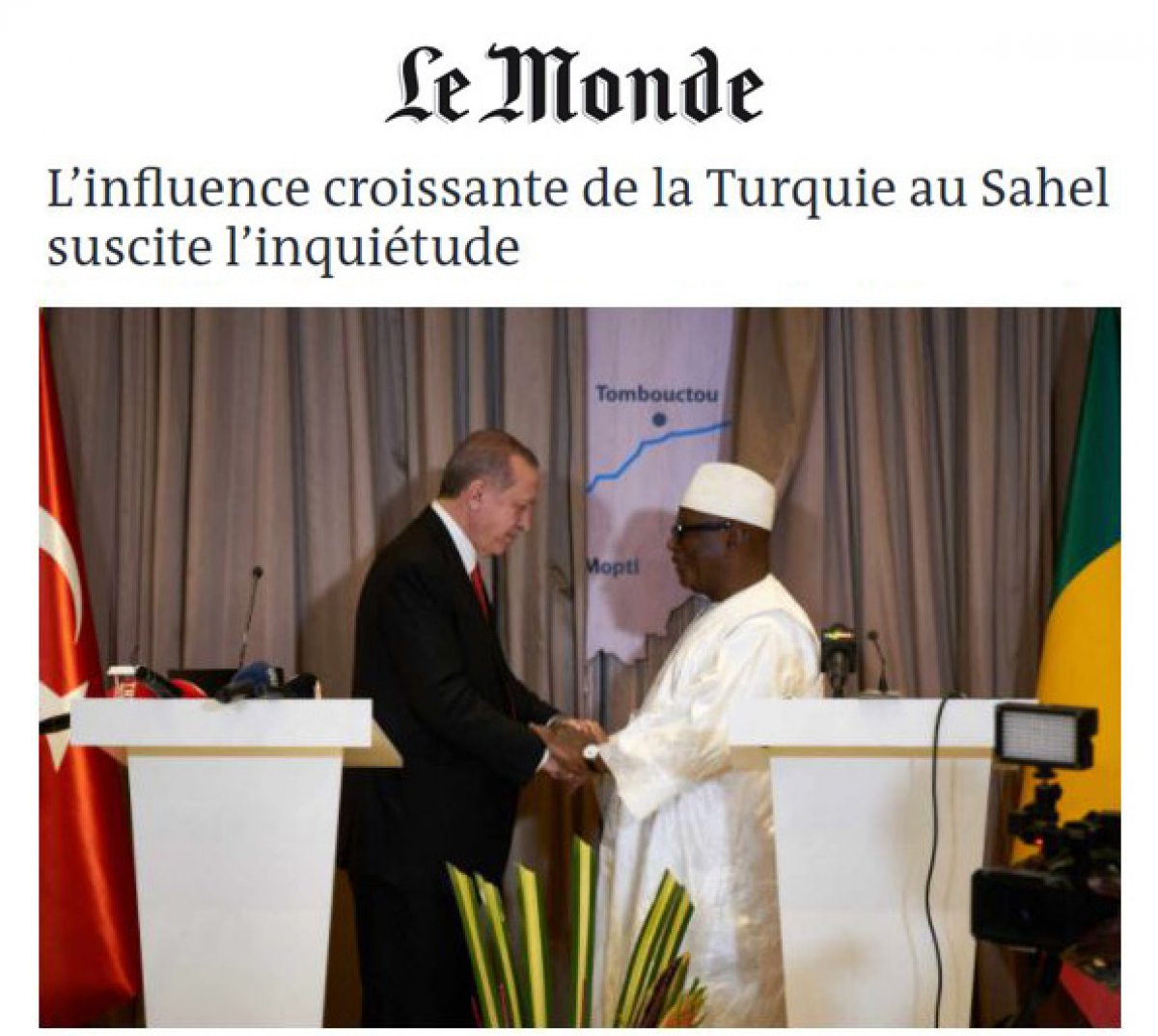 Le Monde: Türkiye nin Afrika da artan nüfuzu endişe yaratıyor #3